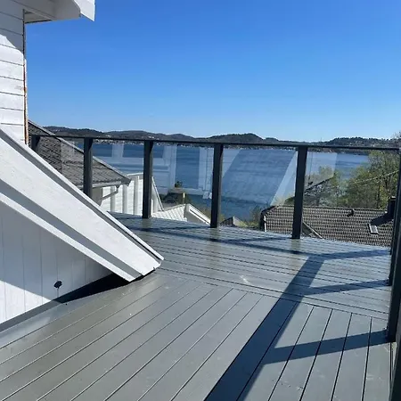 公寓 Sommerparadis Med Sjoutsikt Og Moderne Komfort 克里斯蒂安桑